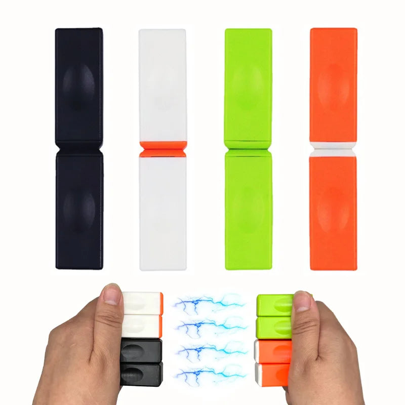 Funny Magnetic Bricks Fidget Toy Adult Office Decompression Magnetic Stick Worry Bricks Hand Spinner Toy for Children Gifts