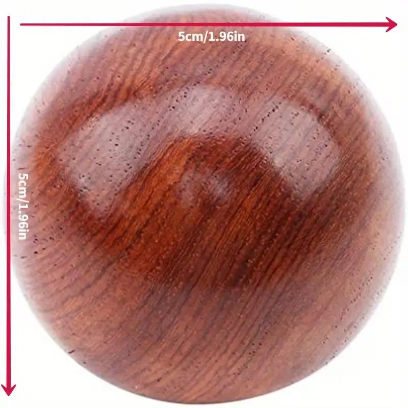 1/3Pcs Pack Wooden Rolling Ball Set – Hand Massage & Exercise Balls, Stress Relief, Relaxation Gift