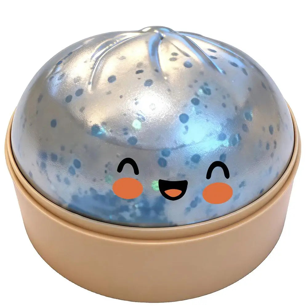 Delightful Realistic Giant Dumpling Squeeze Toy with Bamboo Steamer - Perfect Decompression Fidget Toy and Creative Gift