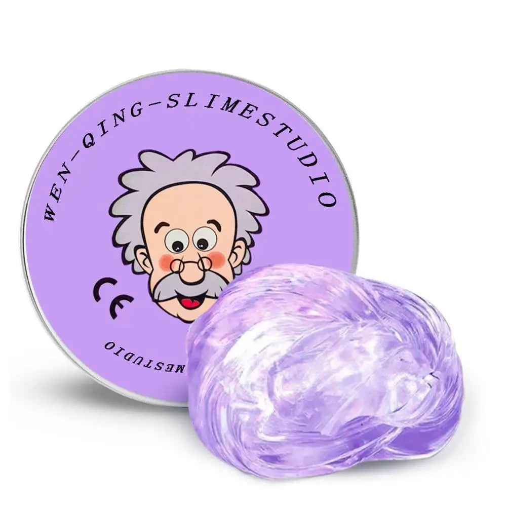 Lab Putty Crystal Clear Glass (1 Pack) Best Thinking Smart Crazy Stress Putty with Tin, Sensory & Bouncing Toy