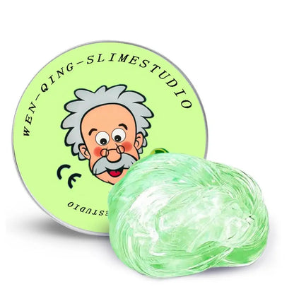 Lab Putty Crystal Clear Glass (1 Pack) Best Thinking Smart Crazy Stress Putty with Tin, Sensory & Bouncing Toy