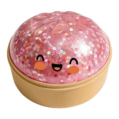 Delightful Realistic Giant Dumpling Squeeze Toy with Bamboo Steamer - Perfect Decompression Fidget Toy and Creative Gift