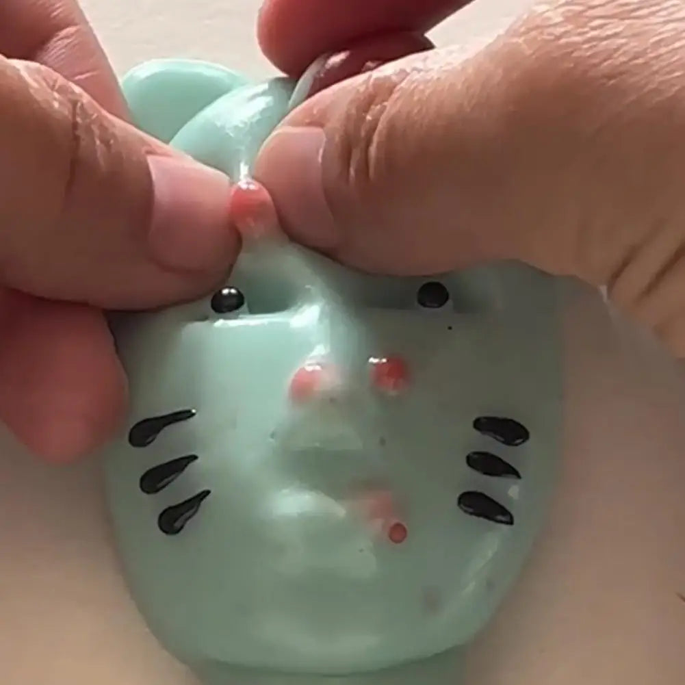 Alien Stress Relief Squeezing Acne Homemade Pinching Toy Super Soft Silicone Abstract Cartoon Reusable Release Rebound Toy