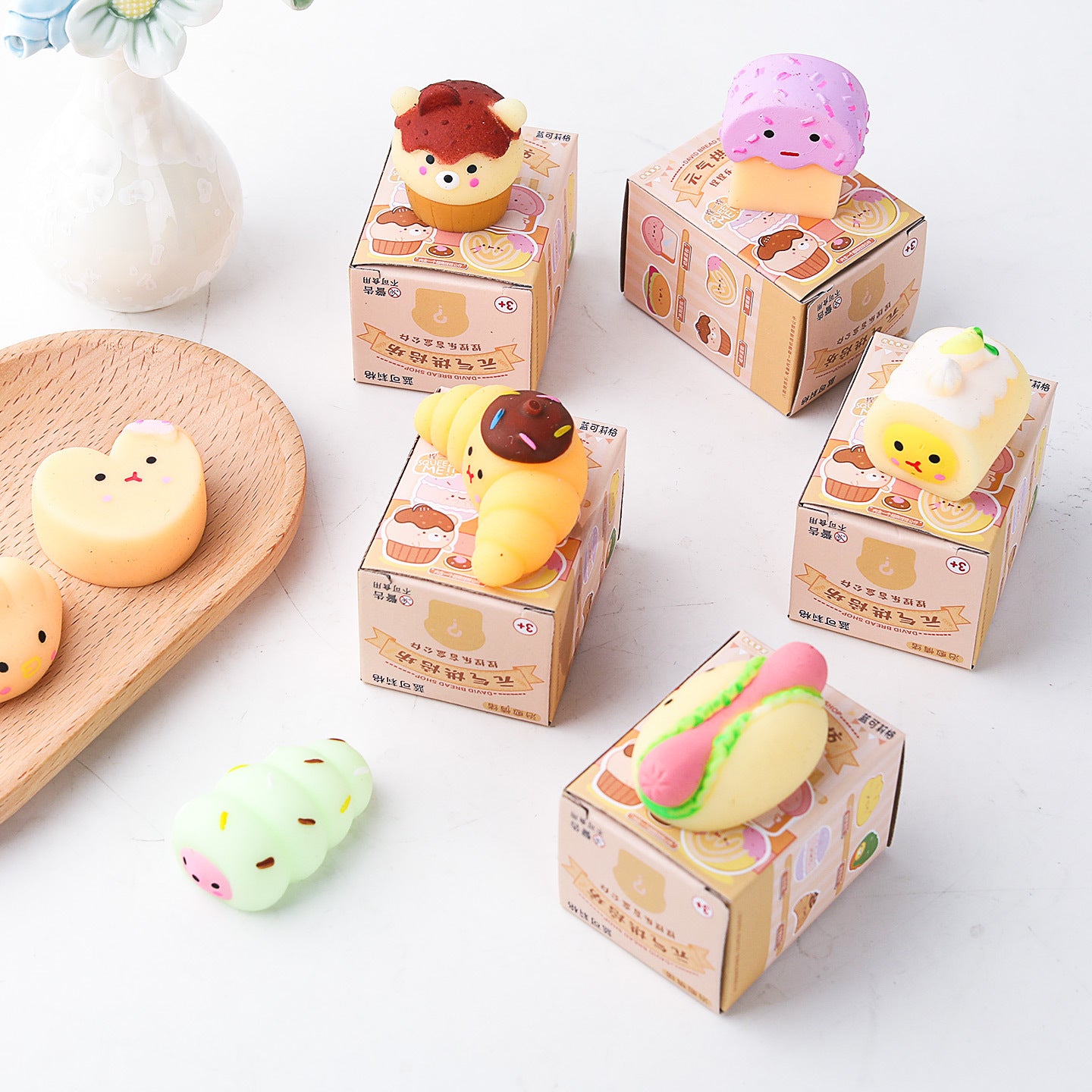 Blind-Box Baked Dango Squishy a Stress-Relief Toy and Perfect Gift for Kids