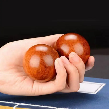 1/3Pcs Pack Wooden Rolling Ball Set – Hand Massage & Exercise Balls, Stress Relief, Relaxation Gift
