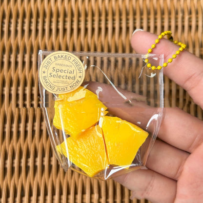 Cute Fruit from a Bakery Squishy Keychain