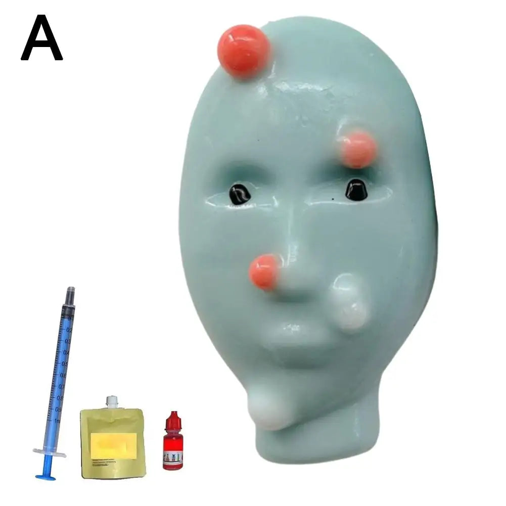 Alien Stress Relief Squeezing Acne Homemade Pinching Toy Super Soft Silicone Abstract Cartoon Reusable Release Rebound Toy