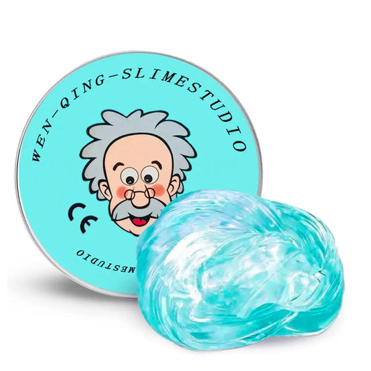 Lab Putty Crystal Clear Glass (1 Pack) Best Thinking Smart Crazy Stress Putty with Tin, Sensory & Bouncing Toy