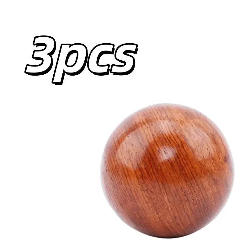 1/3Pcs Pack Wooden Rolling Ball Set – Hand Massage & Exercise Balls, Stress Relief, Relaxation Gift