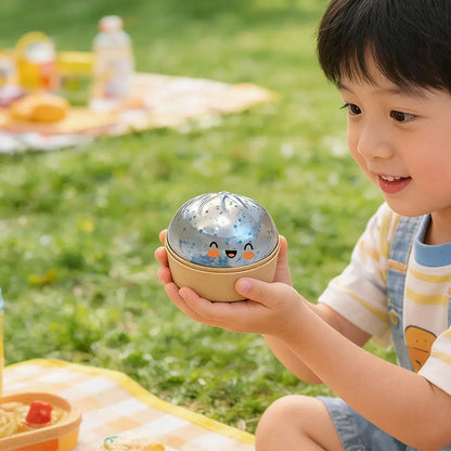 Delightful Realistic Giant Dumpling Squeeze Toy with Bamboo Steamer - Perfect Decompression Fidget Toy and Creative Gift