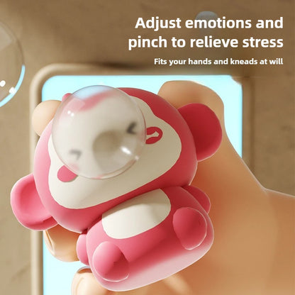 Cute Kapibala Animal Spitting Bubbles Squish Squeeze Toy Anxiety Stress Relief Sensory Antistress Toys for Adults Kids Toys Gift