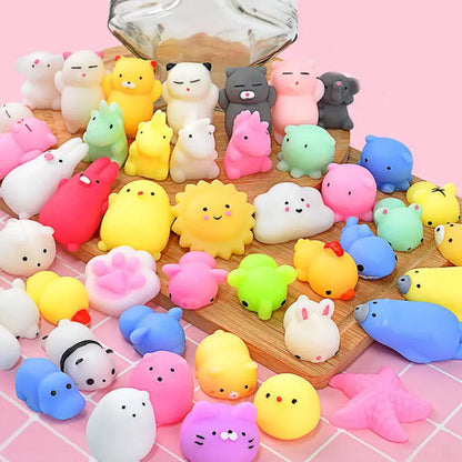 5-50PCS for Party Gift Squishy Toy Cute Animal Antistress Ball Squeeze Mochi Rising Toys Abreact Soft Sticky Stress Relief