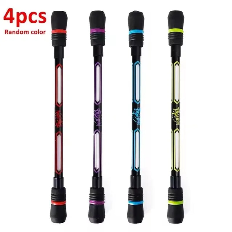 4/1Pcs Stress Relief Spinner Pen Adult Kids Antistress Spinning Pen Fidget Spinner Anti-Slip Hand Spinner Stress Toy Ballpoint