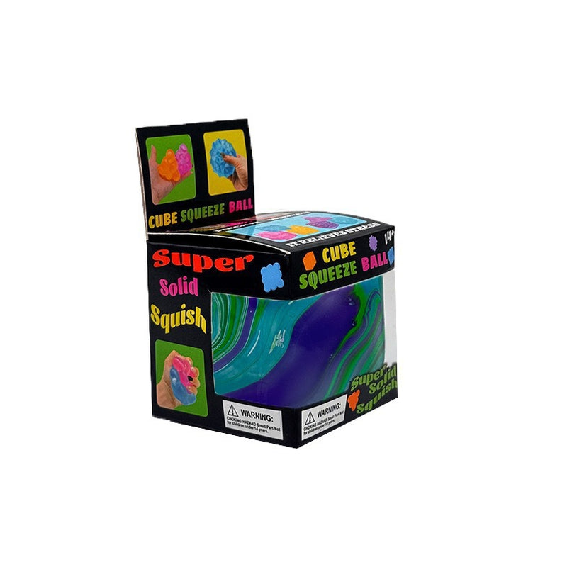 Rhyolite Cube Candy Stress Relief Toy - Colorful and Fun Slow-Rebound Experience!