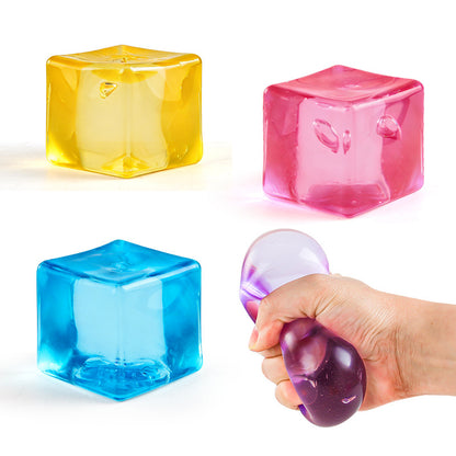 Childrens Small Square Fidget Ball for Stress Relief