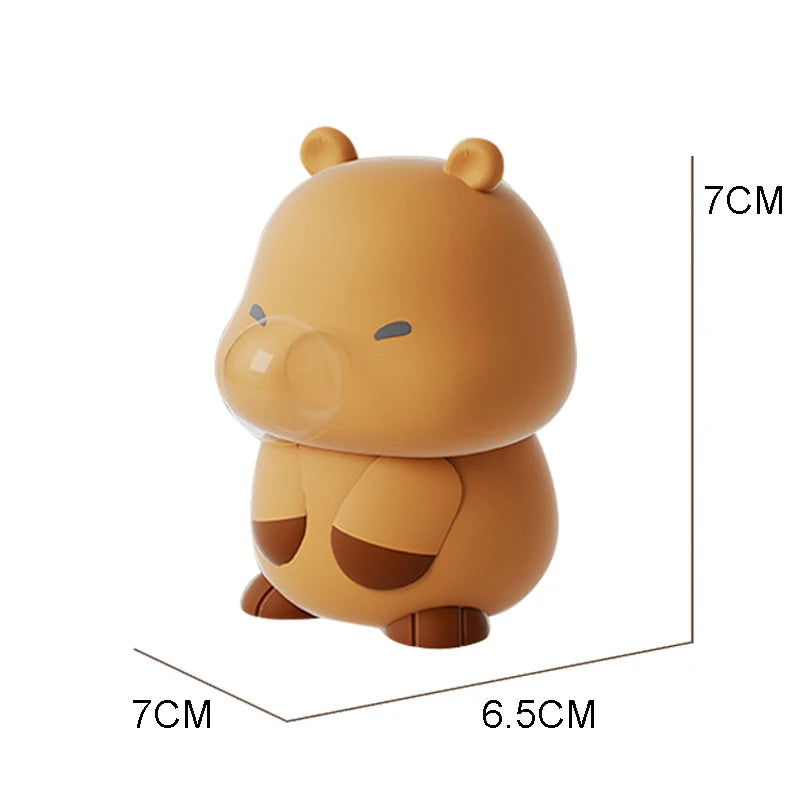 Cute Kapibala Animal Spitting Bubbles Squish Squeeze Toy Anxiety Stress Relief Sensory Antistress Toys for Adults Kids Toys Gift
