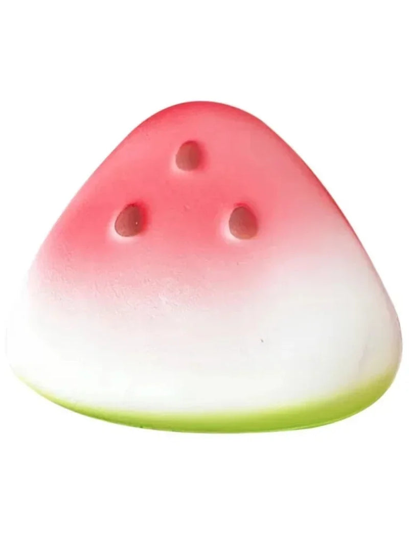 Anti-Stress Squishy Watermelon Decompression Toy Soft Ice Skin Slow Rebound Decompression Squishy Stress Reliever Squeeze Toy