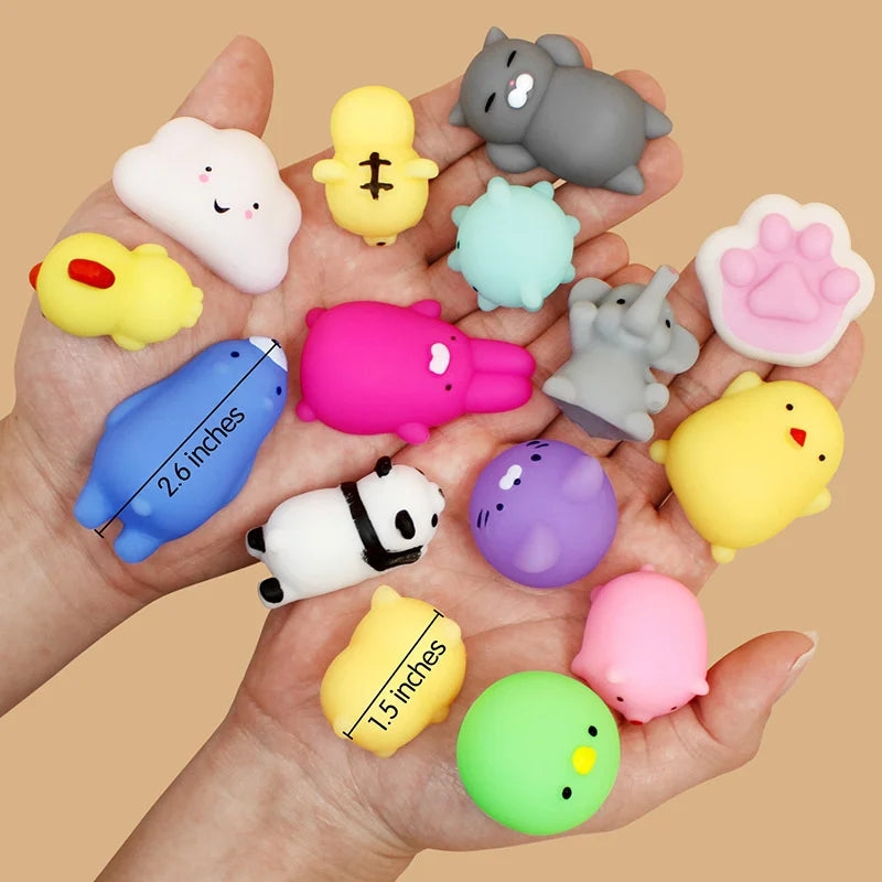5-50PCS for Party Gift Squishy Toy Cute Animal Antistress Ball Squeeze Mochi Rising Toys Abreact Soft Sticky Stress Relief