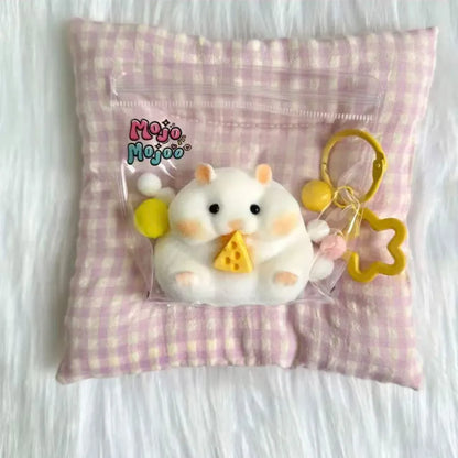 Taba Squishy Toy Mushy Silicone Mochi Toy Fuzzy Cute Hamster Handmade NEW Fidget Toy Relief Stress Relax Gift