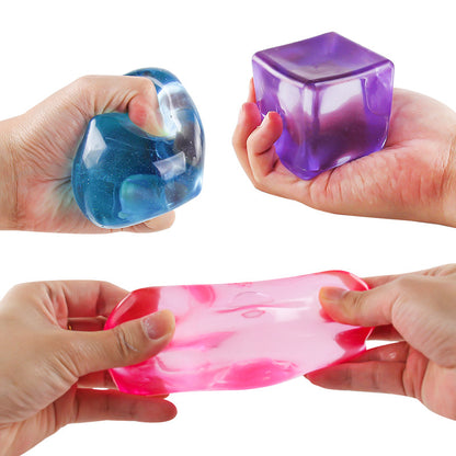 Childrens Small Square Fidget Ball for Stress Relief