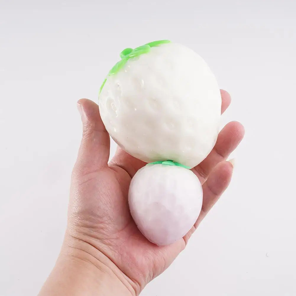 Color-Changing Strawberry Mango Antistress Toy Kids Grownups Squeeze Squishy Toys Stress Relief Squeeze Toy for Adults