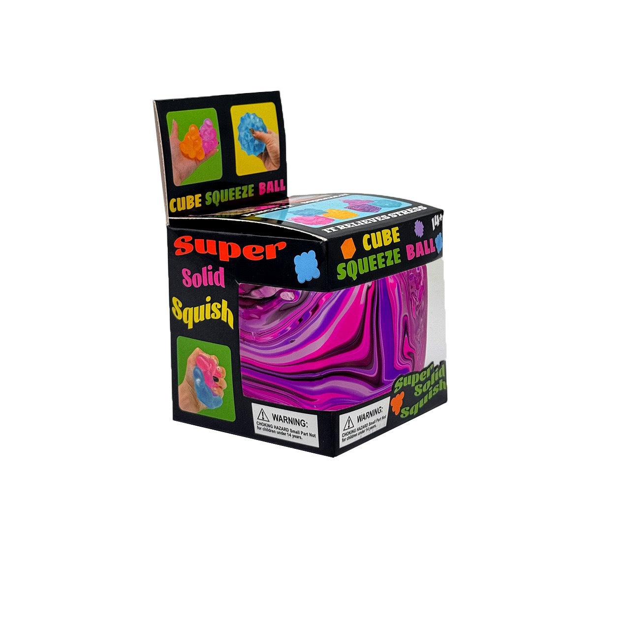 Rhyolite Cube Candy Stress Relief Toy - Colorful and Fun Slow-Rebound Experience!