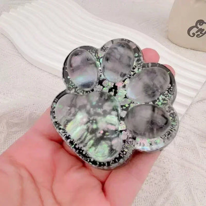 Halloween Dark Starry Sky Series Cat Claw Squishy Fidget Toy Cute Cat Paw Silicone Slow Rebound Pinch Decompression Toy