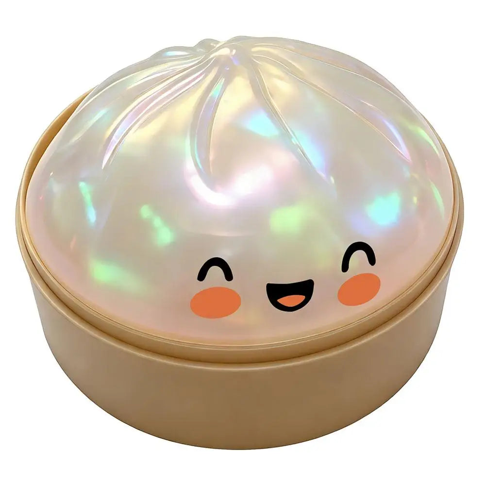 Delightful Realistic Giant Dumpling Squeeze Toy with Bamboo Steamer - Perfect Decompression Fidget Toy and Creative Gift