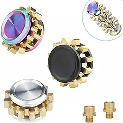 Mini Metal Gear Gyroscope Toy Fidget Spinner Antistress Portable Adults Stress Reliever Autism ADHD Kids Birthday Gift