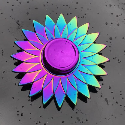 New Metal Rainbow Fidget Spinner Gradient Color R188 Mute Bearing EDC Hand Spinner Fingertip Gyro Anti-Anxiety Kids Adult Toys