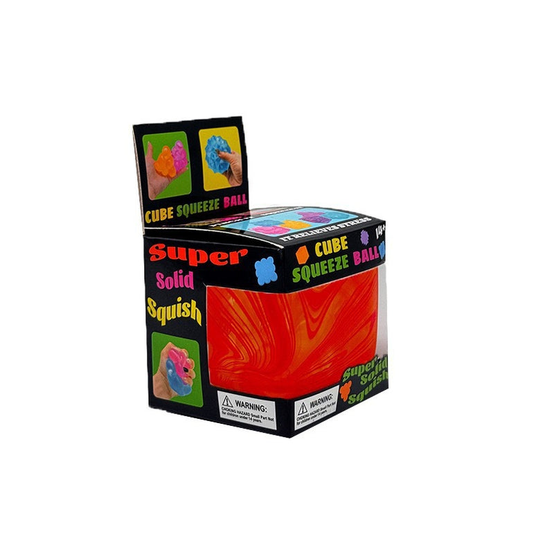 Rhyolite Cube Candy Stress Relief Toy - Colorful and Fun Slow-Rebound Experience!