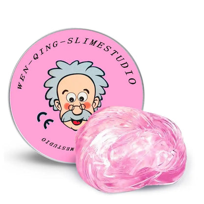 Lab Putty Crystal Clear Glass (1 Pack) Best Thinking Smart Crazy Stress Putty with Tin, Sensory & Bouncing Toy