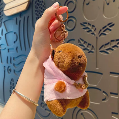 Cute Capybara Plush Toy Hoodie with Wings Simulation Doll Small Size Stuffed Animals Anime Fluffty Toy Birthday Party